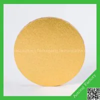 New Arrival Wood Gold Round Cake Board