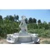 White Marble Fountain, Limestone Fountain, Hand Carved Marble Fountain
