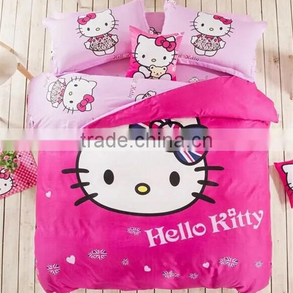 Hot Selling Hello Kitty Bedding Sets Kids Cotton Bedding Set Wholesale Price photo-2