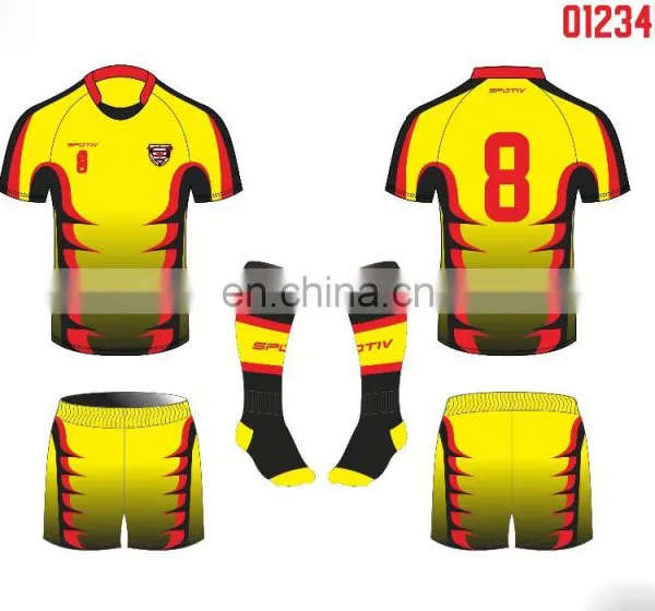 Customized Team Rugby Jersey Set photo-2