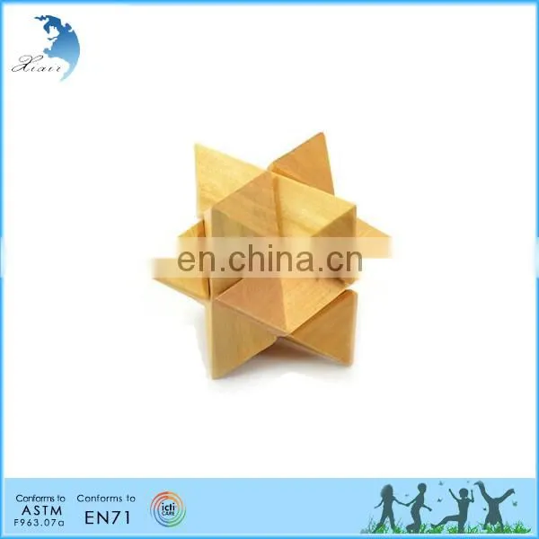 Promotion Educational Toy IQ Brain Child Cube 3d Wooden Jigsaw Puzzle photo-5