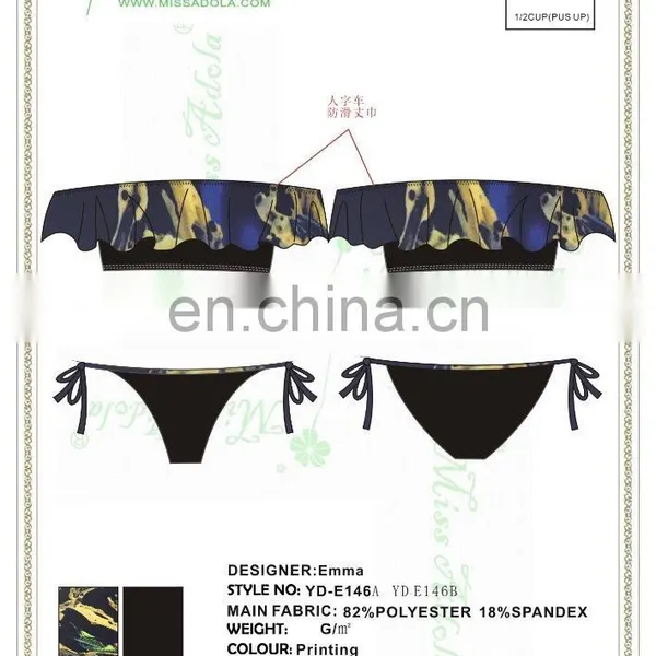 Miss Adola OEM Weekly Recommendation New Designed Tankini/ Bikini/ One Piece Swimwear Series photo-6