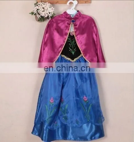 Frozen Elsa Anna Dress Cosplay Costume Wholesale photo-4