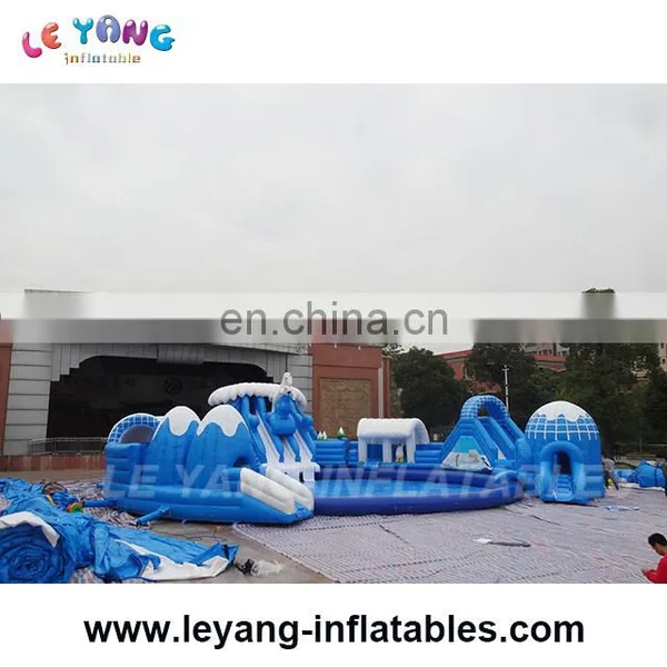 Commercial Cheap and Customized Giant Inflatable Water Park Price, Land Amusement Park photo-3