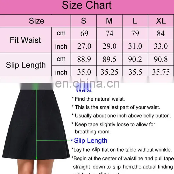 Kate Kasin Women's 35" Comfortable Satin Waist Slip Half Slip Undergarment KK000264-1 photo-6