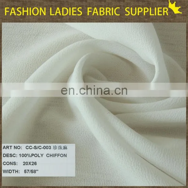 Wholesale Polyester Chiffon Fabric Red Dyeing Fabric Shaoxing Textile 100 Polyester Fabric photo-4