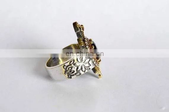 2017 Best Selling Products Tortoise Shaped Rings,handmade Blue Crystal Tortoise Shaped Rings for Hers photo-2