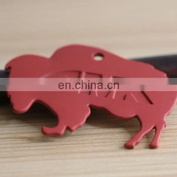 Wholesale Custom Metal Animals Shapes Labels Metal Tags Metal Plates for Handbag photo-3