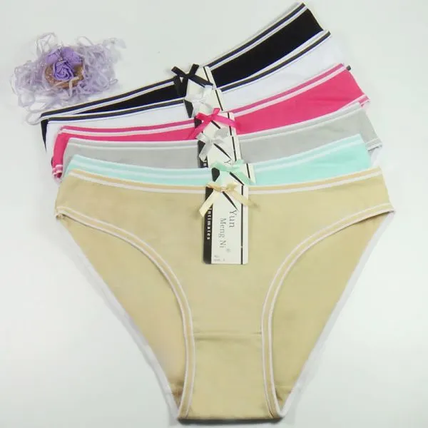 Yun Meng Ni Sexy Underwear Breathable Cotton Panties For Women Briefs Stock Wholesale Lingerie photo-3