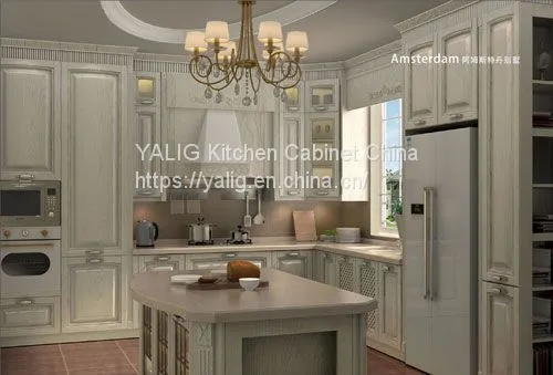 YALIG Solid Wood Kitchen Cabinet