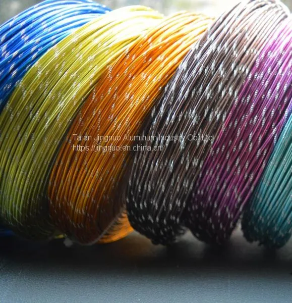 Different Yellow Suitable for DIY Articles Aluminium Wire