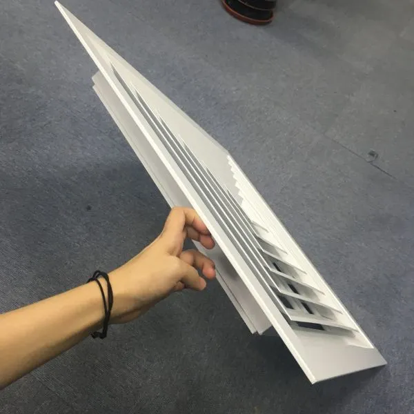 HVAC Extruded Aluminum 4 Way Ceiling Square Air Diffuser photo-3