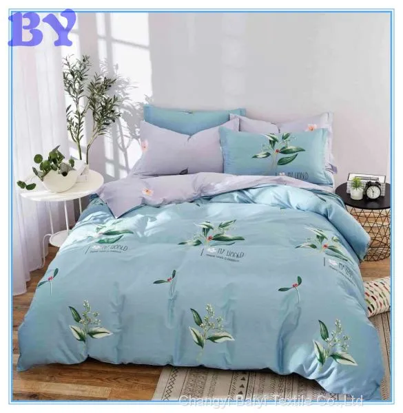 100 Polyester Microfiber Disperse Printed Bad Sheet Fabric photo-3