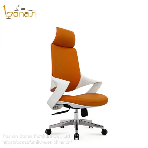 Ergonomic Leather Swivel Chair Office Chair for Office Use Leather Fabric Office Chair photo-2
