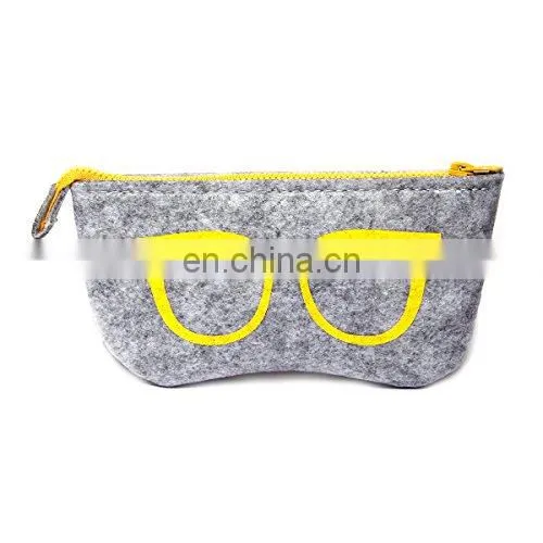 Pretty Felt Eye Glasses Pouch Sunglasses Bag photo-4