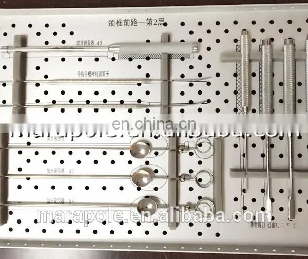 Spine Instrument Set Surgical,basic Orthopedic Instrument,Anterior Cervical Plate Instrument Set photo-4