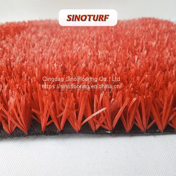 Red Artificial Grass, Track Turf, Artificial Lawn