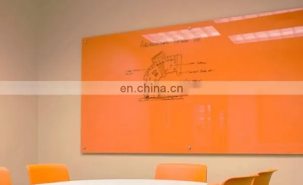 Large Size Glass Magnetic Dry Erase White Board Used in Meeting Room photo-3