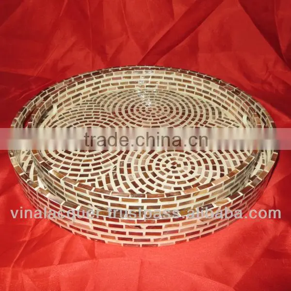 Square Mother of Pearl Tray