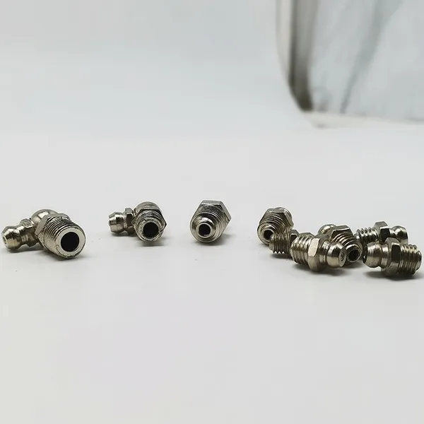 M6 X 1mm 45 Degree Metric Grease Nipple Fitting Iron Galvanized Grease Nipple photo-5