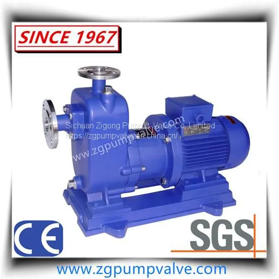 Absolute No Leakage Magnetic Self Suction Pump For Toxic Solution photo-5