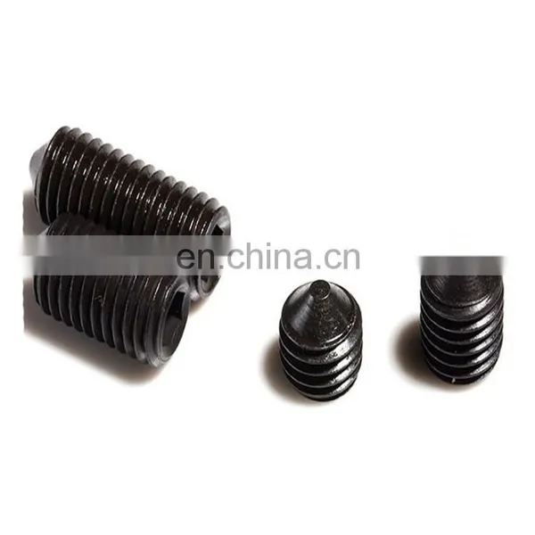 Professional DIN914 Hex Socket Set Screws With Cone Point photo-2