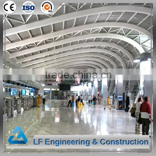 China Long Span Light Steel Space Frame Airport Terminal photo-3