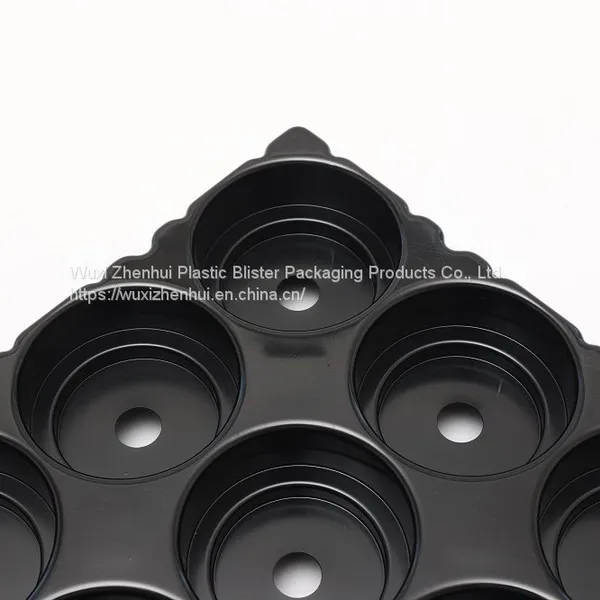 Black Plastic Blister Trays Blister Vacuum Forming Packaging Inner Pallets photo-5