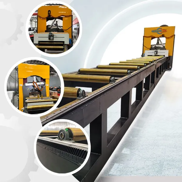 H beam steel profile plasma cutting drilling processing machine for I beam/Angle iron/ steel beam