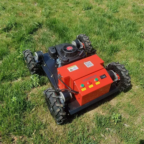 Petrol Sharp Mowing Blades 360  Degree Rotation Remote Controlled Brush Mower