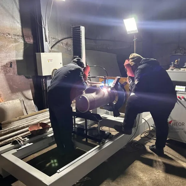 Flange Inner Angle Welding Machine, Automatic Welding of Round Pipes, Pipe-to-pipe Argon Arc Welding Machine, Manufacturer of Automatic Pipe Flange Welding Equipment photo-2