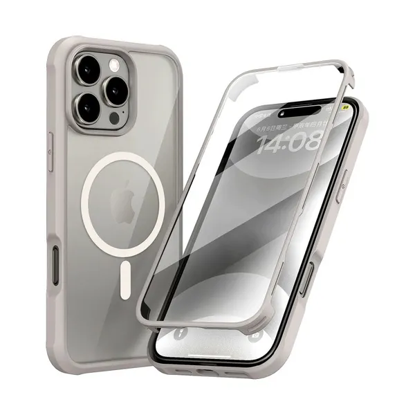 Магнитный держатель для автомобиля, совместимый с чехлом для iPhone 18 17 16 Pro – крышка с мощным встроенным магнитом