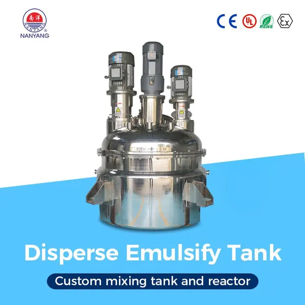 Stainless Steel Mixing Tank With Heating Cooling Jacket & Vacuum Homogenizer Emulsifier for Liquid Soap Shampoo Lotion Food Beverage photo-4