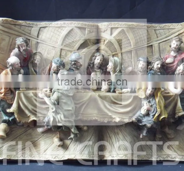 Polyresin Crafts With the Last Supper