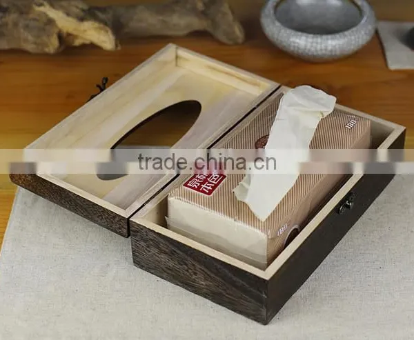 Searun Facial Tissue Box,wooden Tissue Box,wood Holder for Tissue photo-5