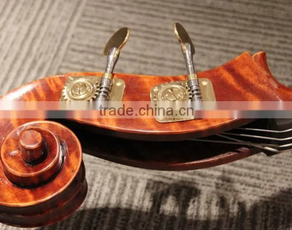 4/4 Violin Shaped Flat Back England Style Fully Solid Professional Double Bass photo-5
