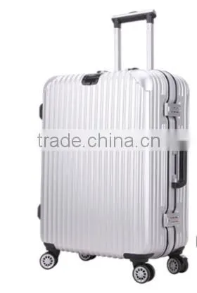 New Design Hot Sale Men Women Urban PC ABS Luggage Set High Quality Silver Aluminum Frame Travel Trolley Bags Luggage Suitcase photo-2