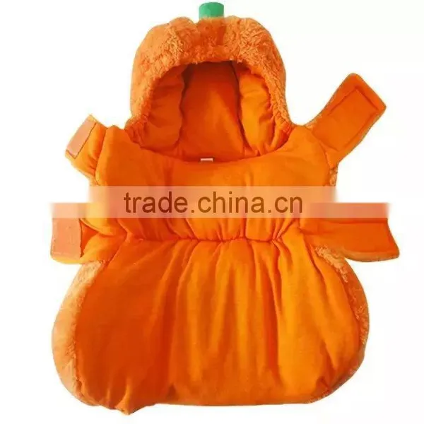 Fall/Winter Clip PP Cotton Layer Knit Cotton Arctic Velvet Stereo Playful Pumpkin Dog Clothes Pet Apparels photo-2