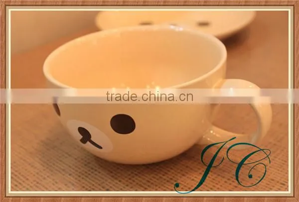 Lovely Small Coffee and Tea Set/coffee Mug With Smiling Face for Gift photo-2