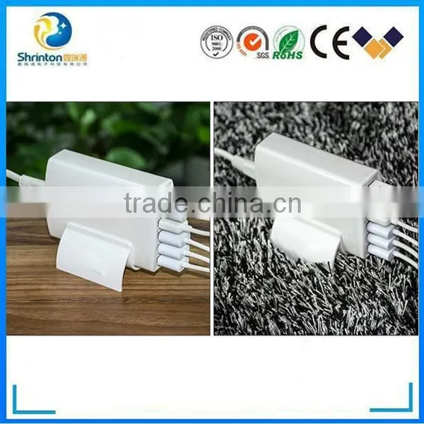 Most Powerful Smart 60W 6 Port 12A Multi USB Charger With USB Cable Family Size for IPhone photo-6