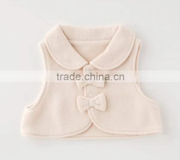 Japanese Wholesale Products High Quality Cute Ribbon Baby Vest Winter Clothes Kids Wear Toddler Clothing Children Infant photo-2