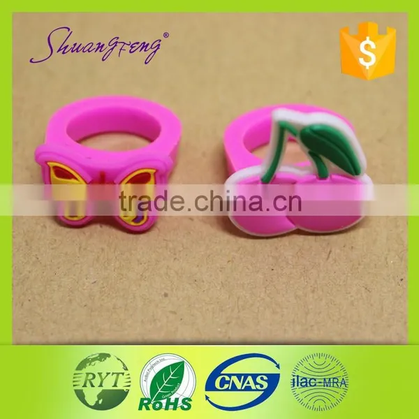 Hot Sale Soft PVC Finger Ring Can Custom Any Shape and Designs photo-5