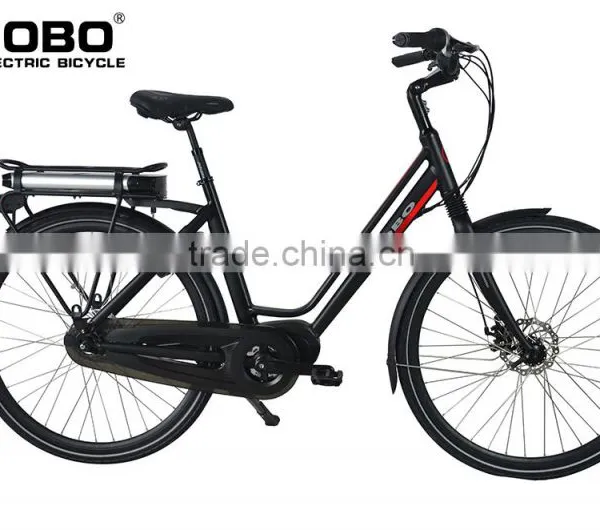 OEM Manufacture In-time Easy Riding Commuter Female Electric Bicycle photo-3