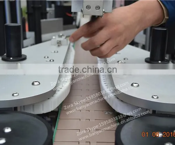 High Speed Adhesive Sticker Automatic Honey Bottle 2 Sides Labeling Machine photo-4