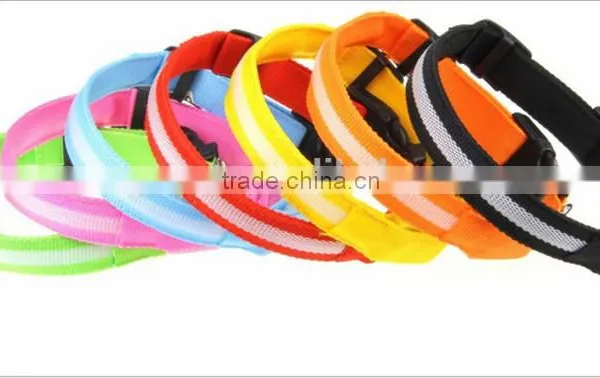 Collar Led Night Light-up Flashing Glow In The Dark Led Cat Collar Led Dog Collar photo-3