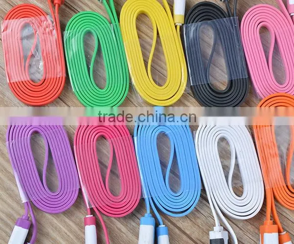 2015 Universal Flat Low Profile Usb to Micro Usb Cable for Smart Phone photo-5