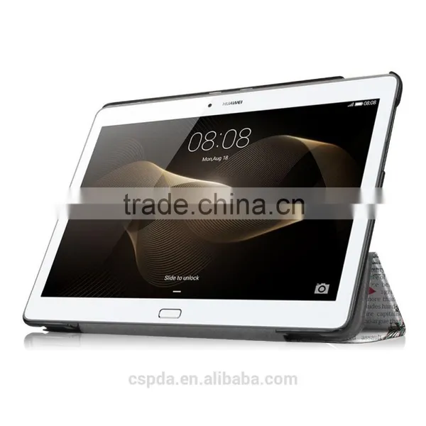 Premium pu Leather Smart Stand Case for Huawei MediaPad M2 10.0 With Different Pattern Design photo-5