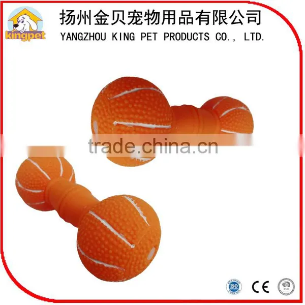 Eco Friendly Rubber Pet Barbell Dog Chew Toy for Training photo-3