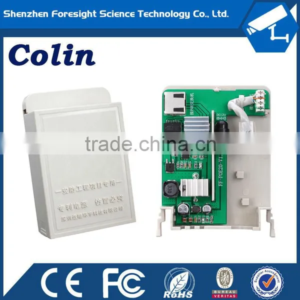 Colin patent design waterproof DV12V 2A POE power adaptor for IP camera