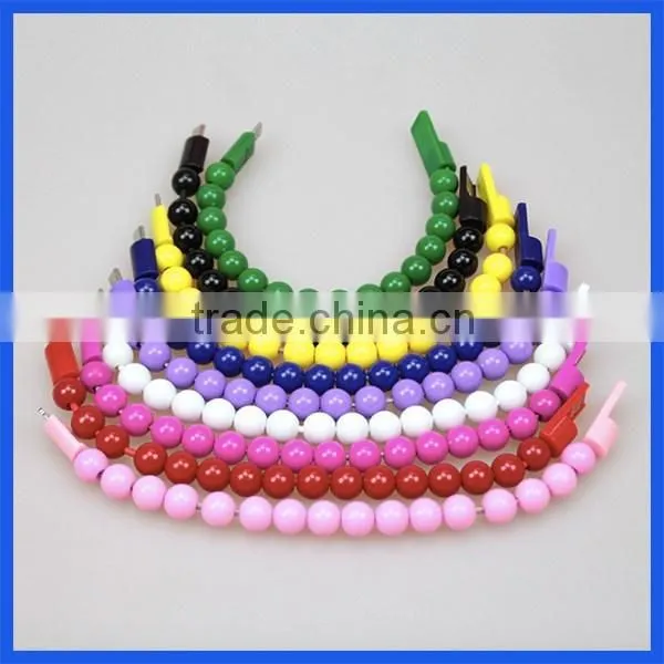 High Quality Factory Prices Bracelet Design USB Charger Cable for Samsung Galaxy S6 Edge , Micro USB Data Cable photo-2